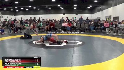 85 lbs Semis & 1st Wrestleback (8 Team) - Jon Luke Austin, Legacy National Team vs Nick Beauchamp, Indiana Outlaws