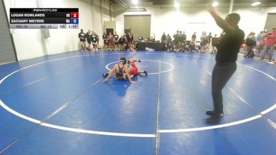 96 lbs Logan Rowlands, Ohio vs Zachary Meyers, Washington
