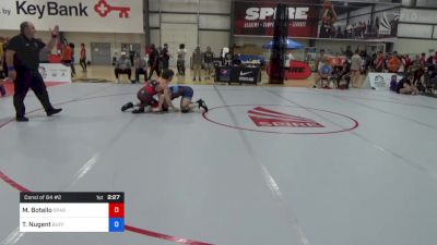 65 kg Consi Of 64 #2 - Mark Botello, Spartan Combat RTC/ TMWC vs Trevor Nugent, Buffalo Valley Regional Training Center