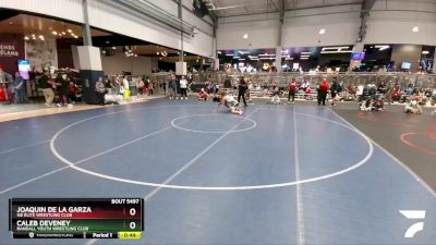 120 lbs Cons. Round 2 - Caleb DeVeney, Randall Youth Wrestling Club vs Joaquin De La Garza, NB Elite Wrestling Club