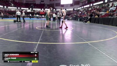 170 lbs Champ. Round 2 - Chaos Paine, Borah vs Jack Sorensen, Boise