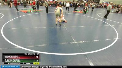 157 lbs Cons. Round 2 - Thomas Fulton, SPAR Wrestling Academy vs Hudson Ikens, DeKalb Wrestling Club