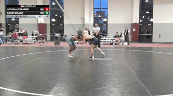 133 lbs 3rd Place - Logan Alexander, West Virginia - UNATT vs Casen Roark, West Virginia