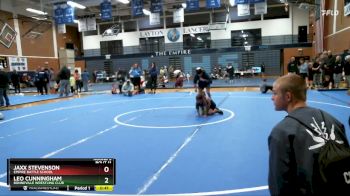 44-48 lbs Round 3 - Leo Cunningham, Bonneville Wrestling Club vs Jaxx Stevenson, Empire Battle School