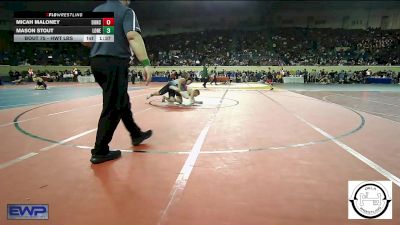 Round Of 64 - Micah Maloney, Duncan Middle School vs Mason Stout, Lone Grove