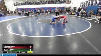 98 lbs Semifinal - Rocco White, Coeur D Alene vs Chance Povey, American Falls