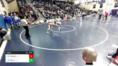 121 lbs Round Of 32 - Gilbert Cooper, St. Christopher's School vs Nolan Rice, Connellsville