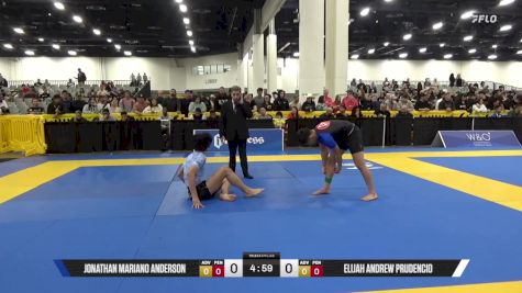 Elijah Andrew Prudencio vs Jonathan Mariano Anderson 2025 World IBJJF Jiu-Jitsu No-Gi Championship