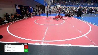 112 lbs Semifinal - Aiden Jalajel, Team Tulsa Wrestling Club vs Ethan Gregory, Grove Takedown Club