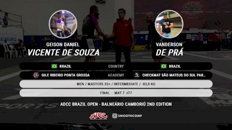 GEISON DANIEL Vicente vs Vanderson De Prá 2024 ADCC Balneario Open