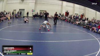 90 lbs Finals (8 Team) - Calvin Averett, Team Oregon vs Cade Kunkel, Nebraska Maize