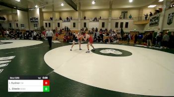 182 lbs Consi Of 8 #2 - Isaac Sydnor, Catholic Memorial vs Luke Steele, Sandwich