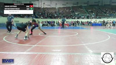 108 lbs Round Of 32 - Vanity Brown, Taft Middle School vs Trinity Cloke, Coweta