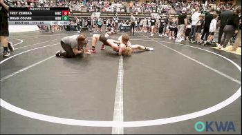 170 lbs Rr Rnd 2 - Trey Zembas, Red Ryder Wrestling Club vs Brian Colvin, Midwest City Bombers Youth Wrestling Club