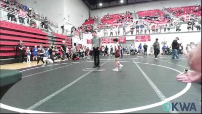 52 lbs Rr Rnd 1 - Duke Friddle, Rough Riders vs Luke Baysinger, Shelton Wrestling Academy