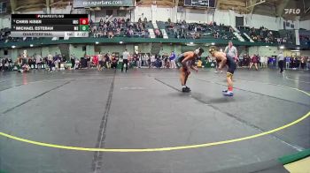 125 lbs Quarterfinal - Michael Esteban, Michigan State vs Chris Kiser, Michigan