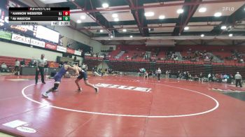 157 lbs Semifinal - Kannon Webster, Illinois vs RJ Weston, Northern Iowa