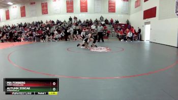 105 lbs Quarterfinal - Autumn Zoscak, Strongsville vs Mia Forberg, Perry (Massillon)