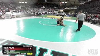 1B/2B 120 Quarterfinal - Nakoa Rocha, Northwest Christian (Colbert) vs Kevin Polito, Tonasket