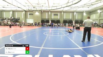 120 lbs Round Of 16 - Kyden Merlin, South Windsor vs Landon Roy, RHAM