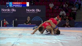 61 kg Quarterfinal - Tuvshintulga Tumenbileg, Mongolia vs Abasgadzhi Magomedov, Russia