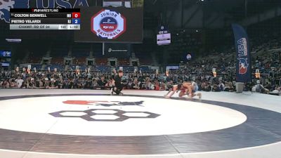 106 lbs Champ. Rd Of 64 - Colton Benwell, Missouri vs Pietro Velardi, New Jersey