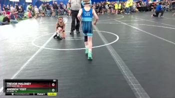 56 lbs Finals (2 Team) - Trevor Maloney, Ohio Gold 10k vs Andrew Yost, CP Elite
