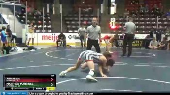 145 lbs Round 3 (6 Team) - Aidan Ede, Romeo WC vs Matthew Martinez, MI Pitbulls