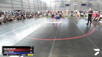 132 lbs Round 3 (8 Team) - Calvin Miller, Minnesota Red vs Jake Miller, Oklahoma Outlaws Red