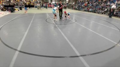 100 lbs Cons. Round 2 - Addi Kluver, Killdeer Cowboy Wrestling vs Ashlyn McCann, Montana Disciples