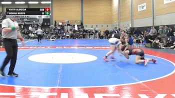 114 lbs Consi Of 8 #2 - Faith Almeida, Skowhegan vs Norah Reeps, Haddam-Killingworth
