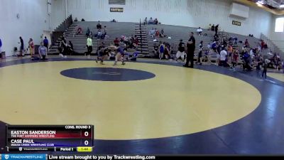 70 lbs Cons. Round 3 - Easton Sanderson, The Fort Hammers Wrestling vs Case Paul, Indian Creek Wrestling Club