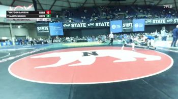 Boys 3A 175 lbs Quarterfinal - Hayden Larson, Hermiston vs James Sahlin, Auburn Mountainview