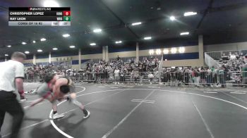 137 lbs Consi Of 16 #2 - Christopher Lopez, KongKrete vs Ray Leon, Wright Wreslting Academy