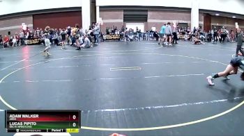 80 lbs Cons. Semi - Lucas Pipito, Delta Wrestling vs Adam Walker, Ares