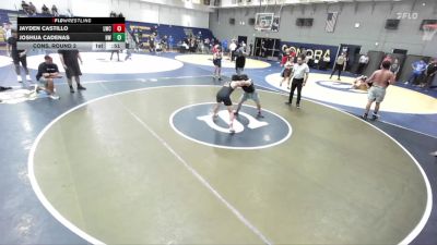 126 lbs Cons. Round 2 - Joshua Cadenas, Harvard Westlake vs Jayden Castillo, Legacy Wrestling Center