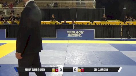 Zoe Clara Kerr vs Ashley Susan T. Green 2025 Pan Jiu Jitsu IBJJF Championship