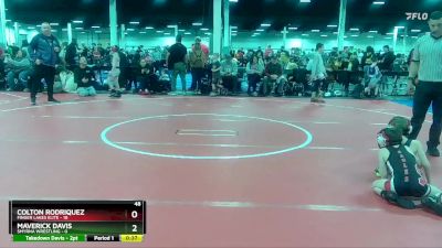 48 lbs Round 7 (10 Team) - Colton Rodriquez, Finger Lakes Elite vs Maverick Davis, Smyrna Wrestling