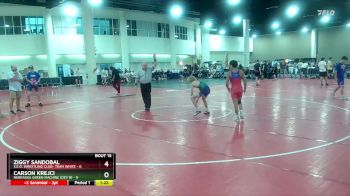 106 lbs Round 5 (6 Team) - Carson Krejci, Nebraska Green Machine (Dev B) vs Ziggy Sandobal, S.E.O. Wrestling Club- Team White