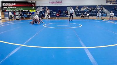 141 lbs Cons. Semi - Gabe Ferreira, Iowa Western Community College vs Brayden Cash, Ouachita Baptist