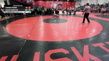 132 lbs Quarterfinal - Chance Fisher, TUTTLE (OK) vs Lucas Forsythe, New Lenox (PROVIDENCE CATHOLIC)