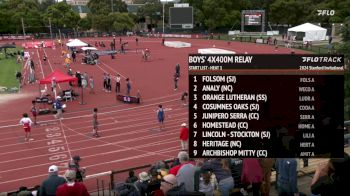 High School Boys' 4x400m Relay, Finals 1