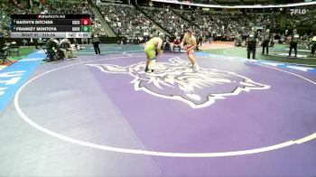 215-2A Champ. Round 1 - Naithyn Ditchen, Crowley County vs Frankey Montoya, Dove Creek