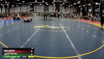 88 lbs Rd# 7- 10:45am Saturday Final Pool - Jaxon Sanchez, POWA vs Jack Thrush, Untouchables