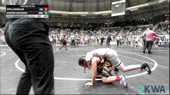 90 lbs Round Of 16 - Otha Douglas, Clinton Youth Wrestling vs Easton Boatman, Grover Rains Wrestling Club