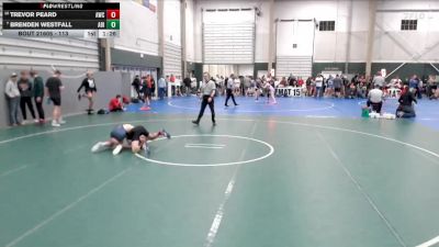 113 lbs Champ. Round 1 - Brenden Westfall, Abilene vs Trevor Peard, Aurora Wrestling Club