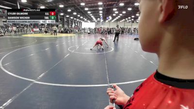 76 lbs Round 3 (12:30pm Saturday) - Cyler Gilmore, Florida Elite vs Dawson Wicker, Gotcha Blue