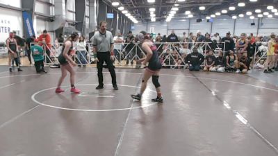 128 lbs Round 3 (12:30pm Saturday) - Grace Overstreet, Lady Rangers vs Olivia Anderson., Cali Pink
