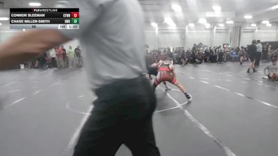 98 lbs Round 8 (10 Team) - Connor Sleeman, CHWHALE Blue vs Chase Miller-Smith, Grindstone WC