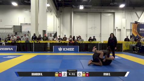 RYAN S. vs BRANDON N. 2025 World IBJJF Jiu-Jitsu No-Gi Championship